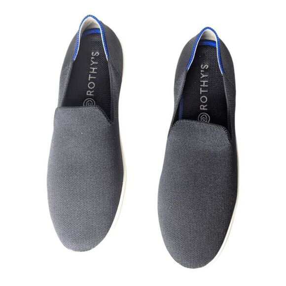 ROTHY'S The Original Slip-On Sneaker In All Black Size 9 - Picture 10 of 10